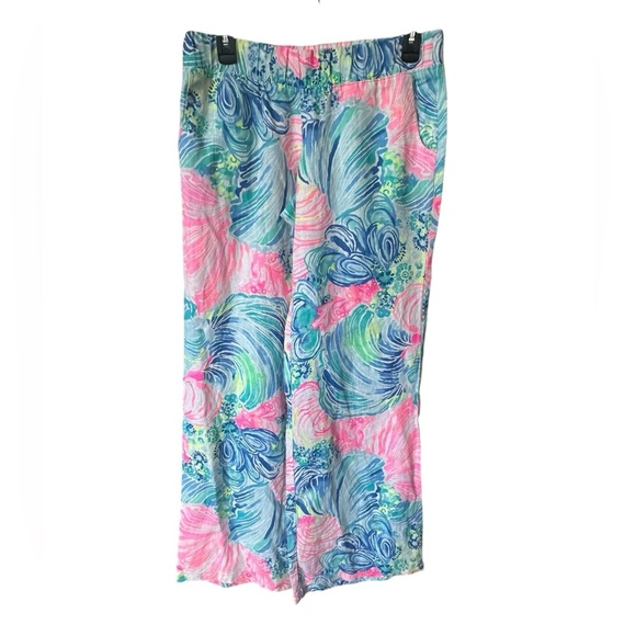 Lilly Pulitzer Colorful Abstract Print Pants size S - Picture 1 of 7